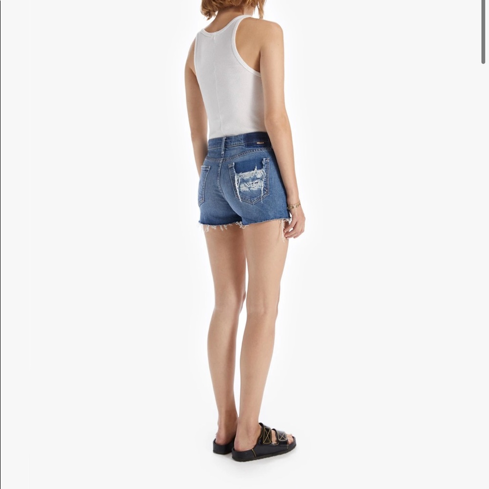 NWT MOTHER THE DUTCHIE FRAY DENIM